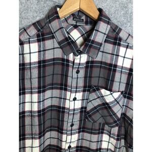 Barbour Shirt Mens Small Gray Plaid Tailored Fit Fallbay Flannel New with Tags